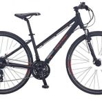 Salcano City Life Unisex V-Fren 28 Jant 21 Vites 16 Kadro Şehir Bisikleti Siyah Kırmızı