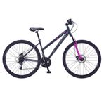 Salcano City Lily 28'' Jant V-Fren 21 Vites Gri Mor Şehir Bisikleti