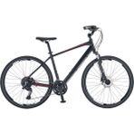 Salcano City Sport 700 2X10 Cues Sistem Şehir Bisikleti 21 Kadro (180 cm ve Üstü Boy) - Siyah - Kırmızı