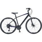 Salcano City Sport 700 2x9 Cues Sistem Şehir Bisikleti 21 Kadro (180 cm ve Üstü Boy) - Siyah - Mavi