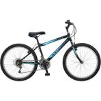 Salcano Excel 24 Jant Pabuç Fren Dağ Bisikleti (140 cm Üstü Boy) - Siyah - Turkuaz