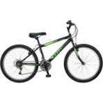 Salcano Excel 24 Jant Pabuç Fren Dağ Bisikleti (140 cm üstü boy) - Siyah - Yeşil