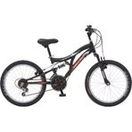 Salcano Hector 20 Jant 18 Vites Çift Amortisörlü Siyah Turuncu Çocuk Dağ Bisikleti