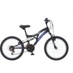 Salcano Hector 20 Pabuç Fren Çocuk Bisikleti (120 / 140 cm Arası Boy) - Siyah - Mavi - Beyaz
