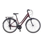 Salcano İstanbul 24S 700 V Fren 24 Vites 28 Jant Bordo Siyah 17 Kadro Unisex Şehir Bisikleti