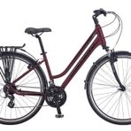 Salcano Istanbul 700 Unisex 24S Hidrolik Disk Fren 17'' Bordo Siyah Renk Sehir Bisikleti