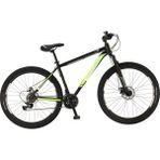 Salcano Ng 300 27.5 Jant Md Mekanik Disk Fren Full Shimano 21 Vites Dağ Bisikleti 46 cm - Mat Siyah - Yeşil