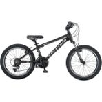 Salcano Ng Team 20V11 18 Vites Erkek Çocuk Bisikleti (120-145 cm Boy) - Siyah - Gümüş