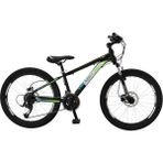 Salcano NG1000 24 HD12.5 Hidrolik Disk Fren 24 Vitesli Genç Çocuk Bisikleti (135 ile 155CM Arası Boy) - Siyah - Yeşil