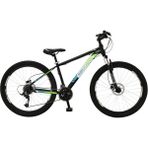 Salcano NG1000 27.5 HD16 Hidrolik Disk Fren 24 Vitesli Dağ Bisikleti (155 ile 170 cm Arası Boy) - Siyah - Yeşil