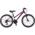 Salcano NG650 24 Lady Genç Kız Bisikleti (140 cm Üstü Boy) - Siyah - Pembe