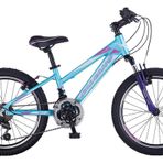 Salcano Ng750 20 Girl V Fren 18 Vites 20 Jant Cocuk Bisikleti Mat Turkuaz Beyaz Mor