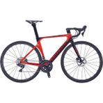 Salcano XRS001 Uci 105 Disc Karbon Yol Bisikleti Siyah Kırmızı - Siyah - Kırmızı