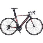 Salcano XRS044 Shimano Sora Yarış Bisikleti (54 Kadro 178/185 cm Boy) - Mat Siyah - Kırmızı