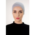 Şalcenneti.com Geçmeli Dikişli Pratik Beyaz Bone