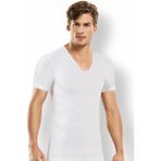 Şalcı Formfit Beden Küçülten Seamless Dikişsiz Erkek V Yaka Kısa Kol Korse - 2XL