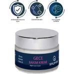 Saldives Gece Bakım Kremi 50 ml • Doğal İçerikli Gece Yüz Kremi • Günlük Cilt Bakımı • Cam Kavanoz