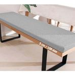 Salıncak Koltuk Minderi Dış Mekan Bahçe Tezgah Minderi Özel 170 cm Açık Gri 110 x 50 Koltuk Sırt Yastığı 1/2/3 Kişilik Salıncak Kanepe için Kalın 5 cm Konfor Mat İç/Dış Mekan Kullanımı için