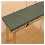 Salıncak koltuk minderi, dış mekan bank, yastık, 130 x 40 cm, yıkanabilir, kaymaz, bahçe mobilyaları, yemek bankı, salıncak sandalye, pencere koltuğu 2/3/4 kişilik iç mekan/dış mekan kullanımı için