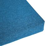 Salıncak oturma minderi, dış mekan, iç mekan, bank minderi, 24 koltuk, bahçe salıncak pedi, mavi, 140 x 40 x 5 cm, teras ve ev kullanımı için rahat yastık