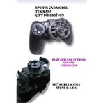 Salıncak Ps4 Dualshock Mini Direksiyon Siyah (Sport Car Model) Metal Rulmanlı