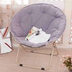 Sallanan Koltuk, Modern Katlanır Oturma Odası Sandalyeleri, Büyük Yumuşak Tabak Sandalyesi, Metal Çerçeveli Rahat Katlanır Salon Sandalyesi, Yatak Odası, Yatakhane, Köşe, Sundurma, C için