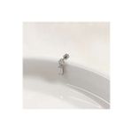 SALLANTILI BAGET GÜMÜŞ TRAGUS PIERCING - RODYUM BEYAZ