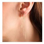 Sallantılı Hac Altın Küpe 14k