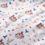 Sallhome Baby Textile Fantastik Macera Desenli Oyun Halısı Yumuşak Pamuklu, Unisex - Çok Renkli - 100 x 100 cm