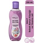Sally 200 ml Aloe Vera Özlü Bebek Banyo Köpüğü ve Yıkama Jeli