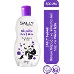 Sally 500 ml Aloe Vera Özlü Bebek Banyo Köpüğü ve Yıkama Jeli