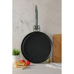 Sally Home kılıç 38 Cm Kapaklı Tava - Yufka Börek Balık Kızartma Bazlama - Ekstra Büyük