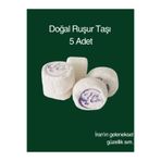 SalMall Ruşur Taşı 5'li | Doğal Cilt Arındırıcı İran Hamam Taşı – Peeling Etkili