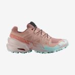Salomon 477665 Speedcross 6 W Mahogany Rose Hushed Violet Iced Aqua Kadın Outdoor Ayakkabı