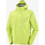 Salomon Bonattı Pro Erkek Yağmurluk Acid Lime LC2769700 - Yeşil