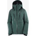 Salomon Brıllıant 2.0 Kadın Kayak Montu Green Gables LC2635900 - Yeşil - XS