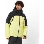 Salomon Brilliant Erkek Kayak Montu - Sarı - Siyah