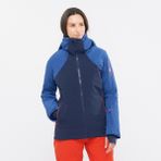 Salomon Brilliant Kadın Kayak Montu - Lacivert - XS - Renkli