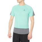 Salomon Cross Run SS Tee M Mavi Erkek T-Shirt