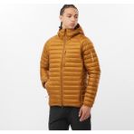 Salomon Elixir Micro Down Erkek Kapüşonlu Kaz Tüyü Mont - Sarı - 2XL