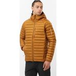 Salomon Elixir Micro Down Erkek Kapüşonlu Kaz Tüyü Mont - Sarı