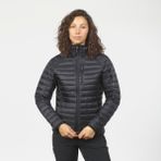 Salomon Elixir Micro Down Kadın Kapişonlu Kaz Tüyü Mont - Siyah - XS - Renkli
