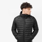 Salomon Elixir Micro Down Siyah Kapüşonlu Kaz Tüyü Erkek Mont