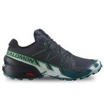 Salomon Erkek Speedcross 6 Yürüyüş Ayakkabısı, Karbon/Tahiti Gelgit/Beyaz, 8M, Karbon/Tahiti Gelgit/Beyaz, 8