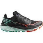 Salomon Erkek Thundercross Sneaker, Siyah/Kiraz Domates/Elektrikli Yeşil, 11.5