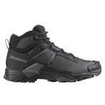 Salomon Erkek X Ultra 5 Mid GTX Yürüyüş Ayakkabısı, Siyah/Asfalt/Castlerock, 48 EU