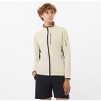 Salomon Essential Lightwarm Bej Tam Fermuar Kadın Polar