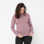 Salomon Essential Lightwarm Pembe Tam Fermuar Kadın Polar