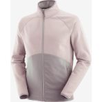 Salomon Essential Warm Pembe Tam Fermuar Erkek Polar