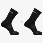 Salomon Evasion Crew 2 Adet Siyah Çorap